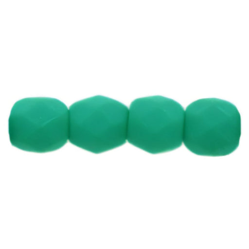 Czech Fire-Polish 3mm Neon Emerald (50pcs)