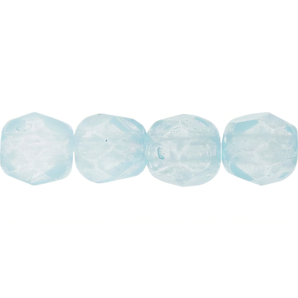 Czech Fire-Polish 3mm Iceberg Blue (50pcs)