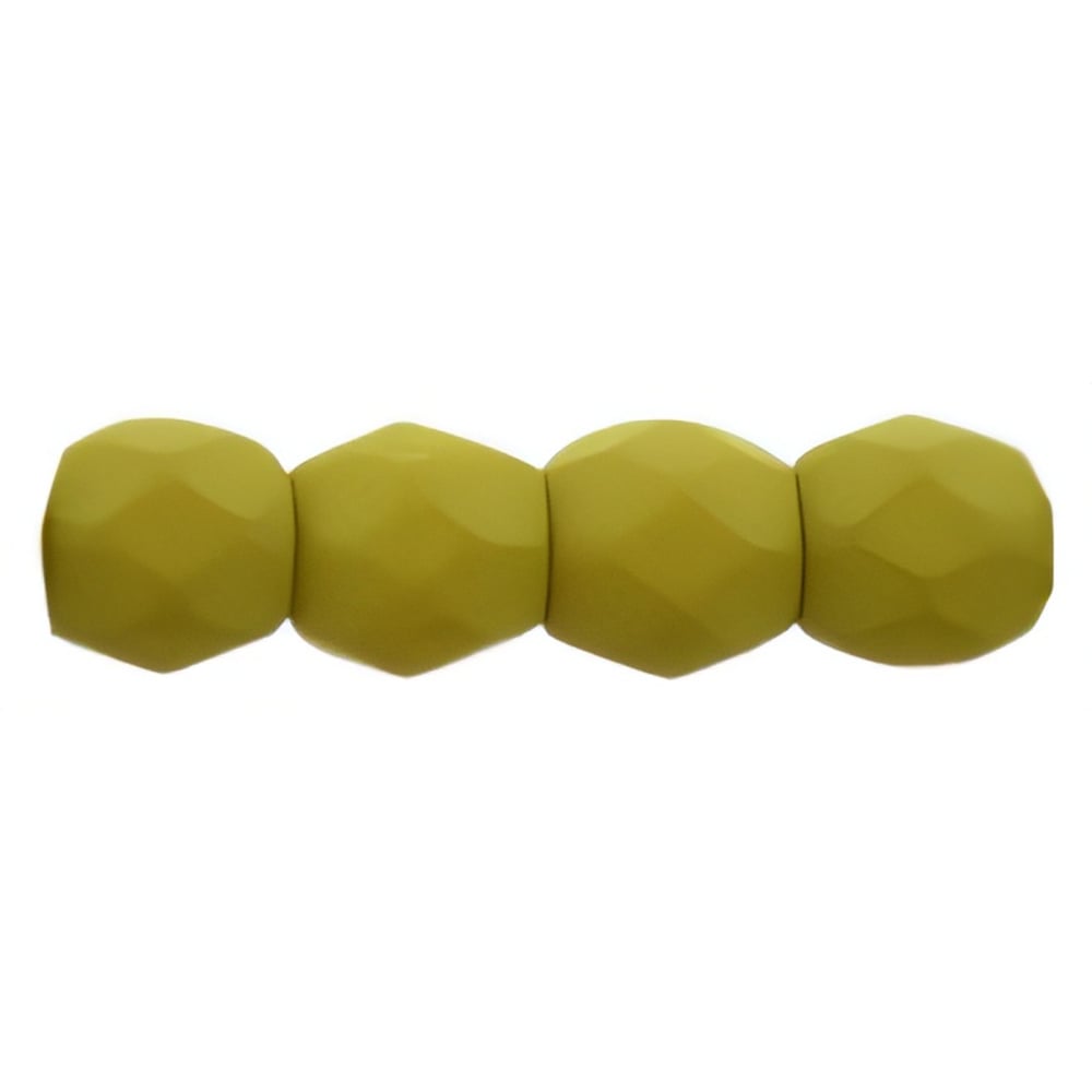 Czech Fire-Polish 3mm Saturated Chartreuse (50pcs)