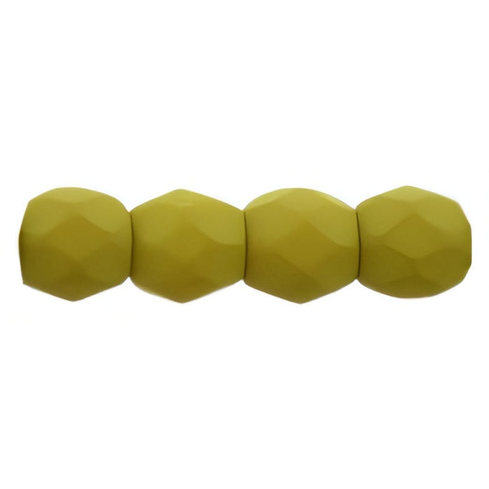 Czech Fire-Polish 3mm Saturated Chartreuse (50pcs)
