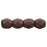 Czech Fire-Polish 3mm Saturated Brown (50pcs)