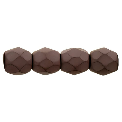 Czech Fire-Polish 3mm Saturated Brown (50pcs)