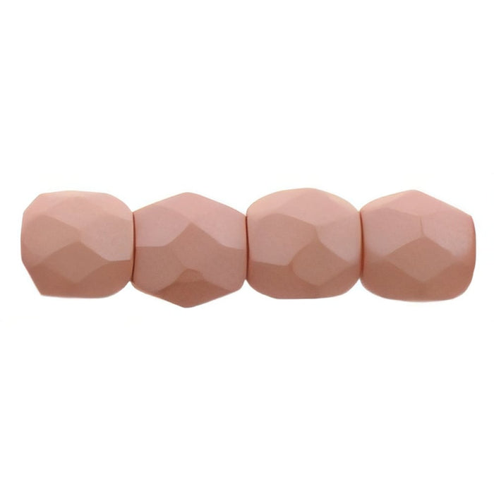 Czech Fire-Polish 3mm Saturated Peach (50pcs)