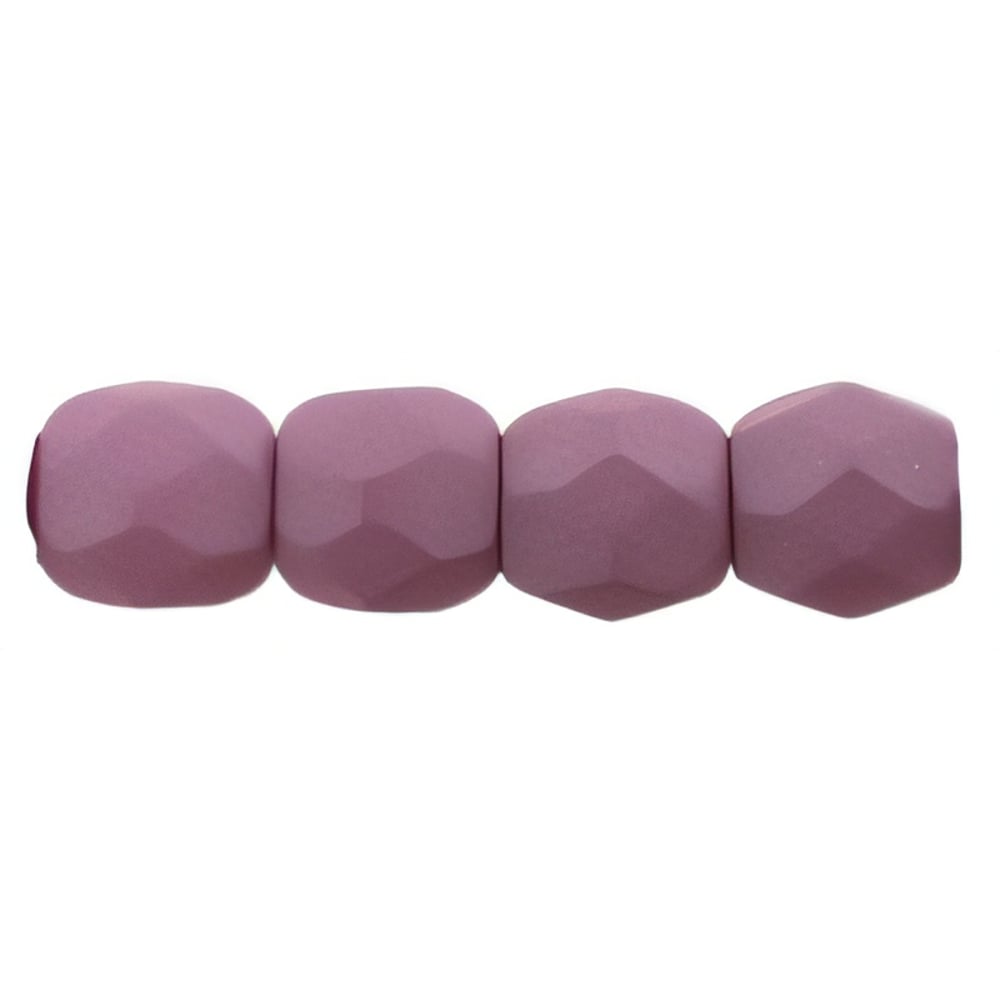 Czech Fire-Polish 3mm Saturated Lavender (50pcs)