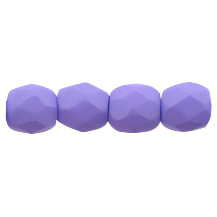 Czech Fire-Polish 3mm Saturated Purple (50pcs)