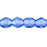 Czech Fire-Polish 3mm Sapphire (50pcs)