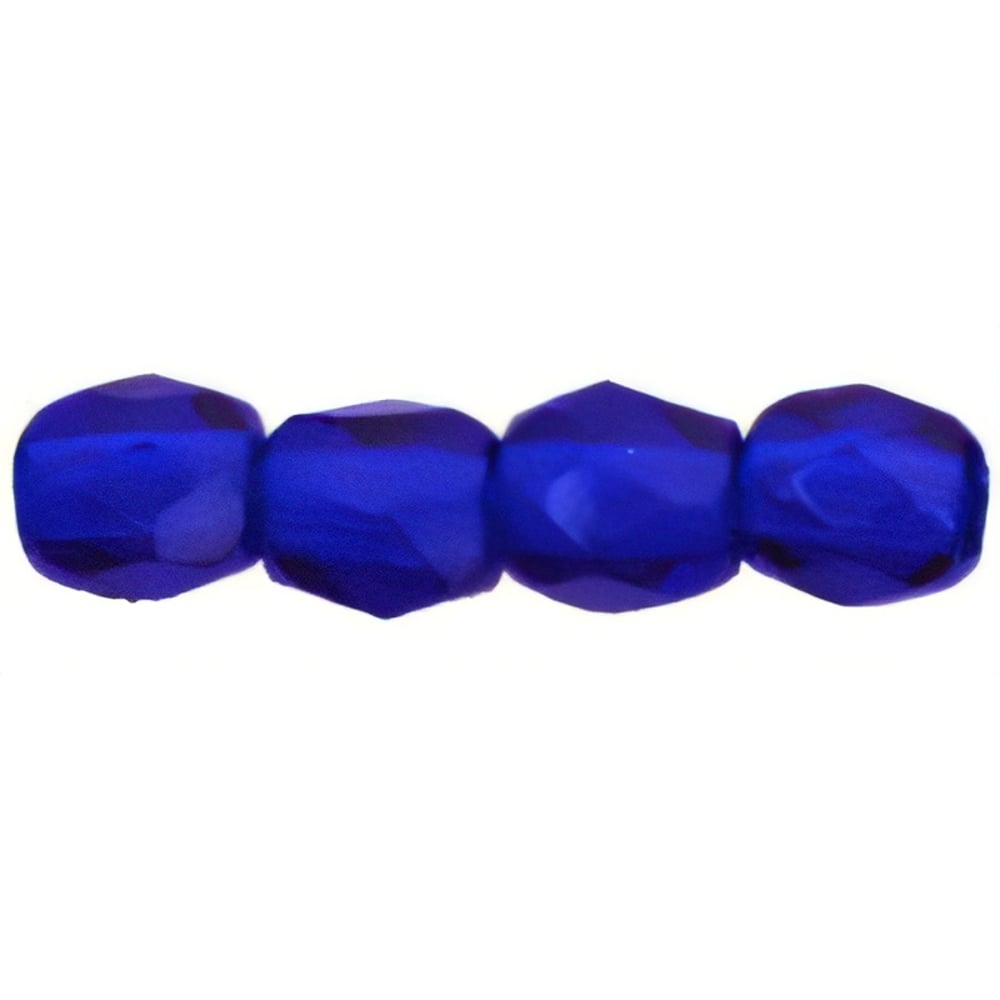 Czech Fire-Polish 3mm Cobalt (50pcs)