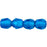 Czech Fire-Polish 3mm Capri Blue (50pcs)