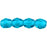 Czech Fire-Polish 3mm Teal (50pcs)