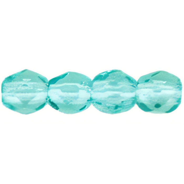 Czech Fire-Polish 3mm Lt Teal (50pcs)