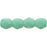 Czech Fire-Polish 3mm Opaque Turquoise (50pcs)