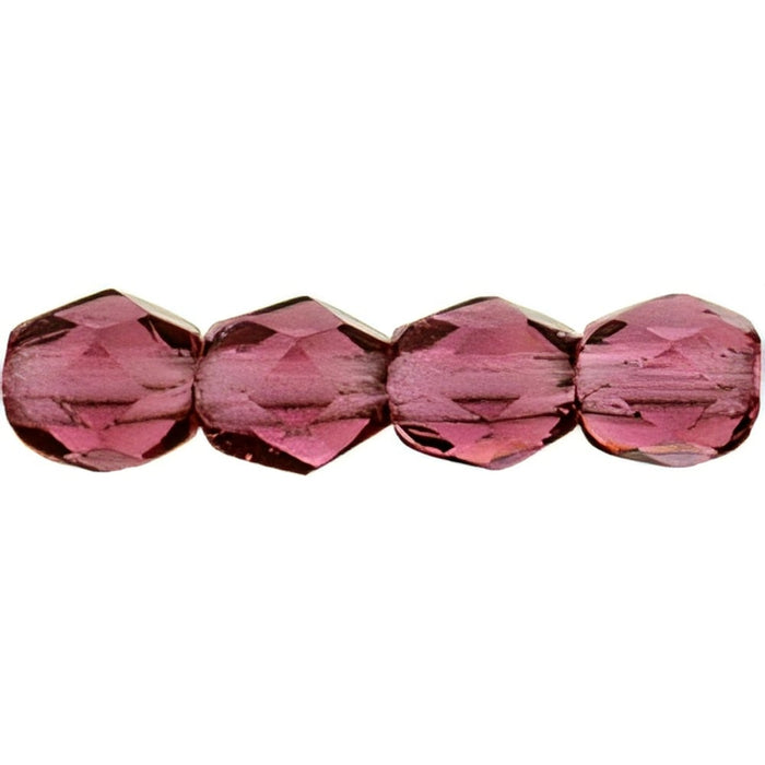Czech Fire-Polish 3mm Fuchsia (50pcs)