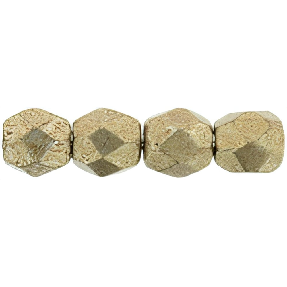 Czech Fire-Polish 3mm ColorTrends: Saturated Metallic Hazelnut (50pcs)