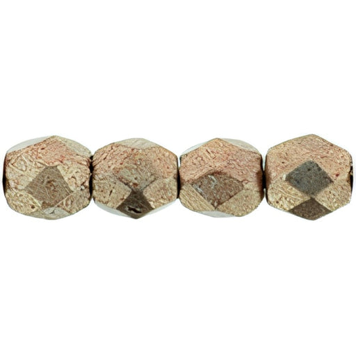 Czech Fire-Polish 3mm ColorTrends: Saturated Metallic Pale Dogwood (50pcs)
