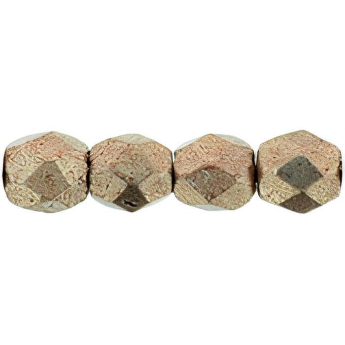 Czech Fire-Polish 3mm ColorTrends: Saturated Metallic Pale Dogwood (50pcs)