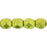 Czech Fire-Polish 3mm ColorTrends: Saturated Metallic Primrose Yellow (50pcs)
