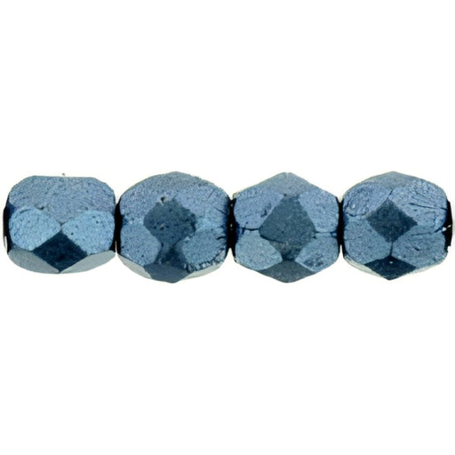 Czech Fire-Polish 3mm ColorTrends: Saturated Metallic Niagara (50pcs)