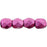 Czech Fire-Polish 3mm ColorTrends: Saturated Metallic Pink Yarrow (50pcs)