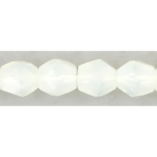 Czech Fire-Polish 3mm Milky Jonquil (50pcs)