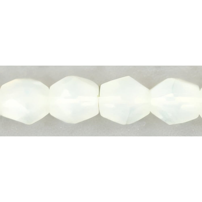 Czech Fire-Polish 3mm Milky Jonquil (50pcs)