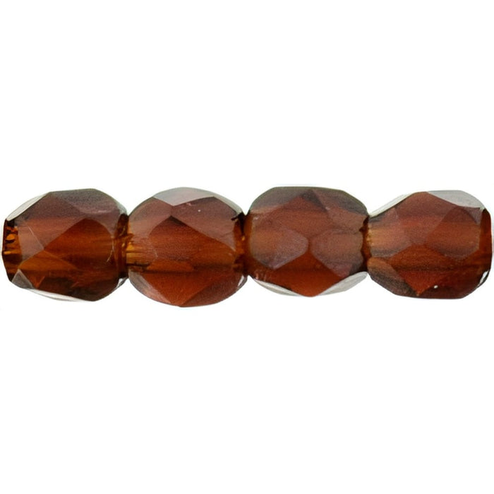 Czech Fire-Polish 3mm Garnet (50pcs)