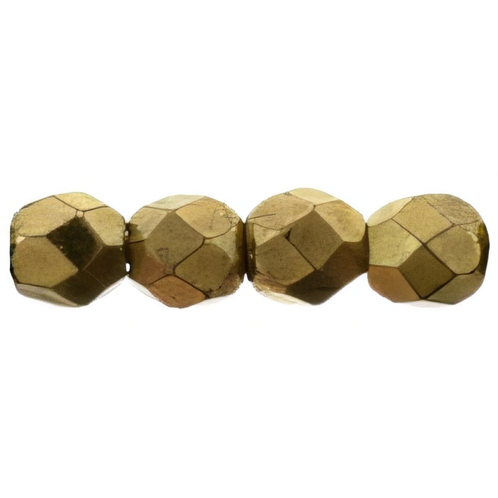 Czech Fire-Polish 3mm Bronze (50pcs)