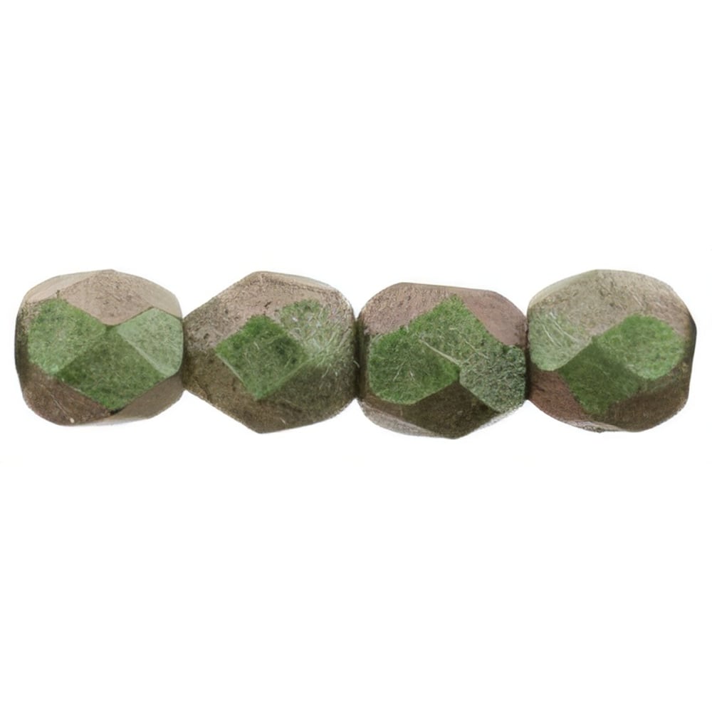 Czech Fire-Polish 3mm Polychrome - Olive Mauve (50pcs)