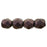 Czech Fire-Polish 3mm Polychrome - Pink Olive (50pcs)