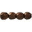 Czech Fire-Polish 3mm Chocolate Bronze (50pcs)