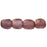 Czech Fire-Polish 3mm Jonquil - Bronze Matte (50pcs)