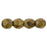 Czech Fire-Polish 3mm Opaque Yellow - Bronze Picasso (50pcs)