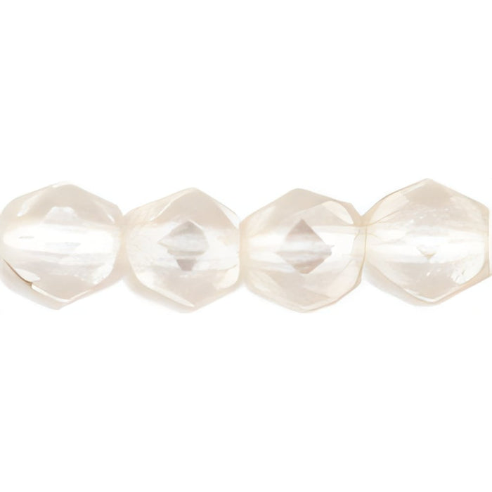 Czech Fire-Polish 3mm Luster - Crystal (50pcs)