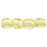 Czech Fire-Polish 3mm Luster Iris - Lt Topaz (50pcs)