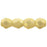 Czech Fire-Polish 3mm Luster Iris - Antique Beige (50pcs)