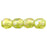 Czech Fire-Polish 3mm Luster Iris - Olivine (50pcs)