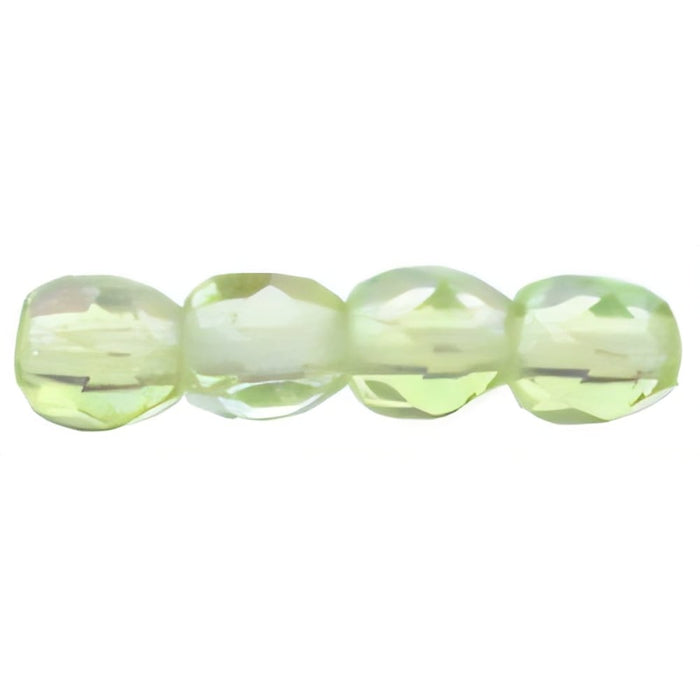 Czech Fire-Polish 3mm Luster Iris - Peridot (50pcs)