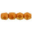 Czech Fire-Polish 3mm Halo Ethereal - Sandalwood (50pcs)