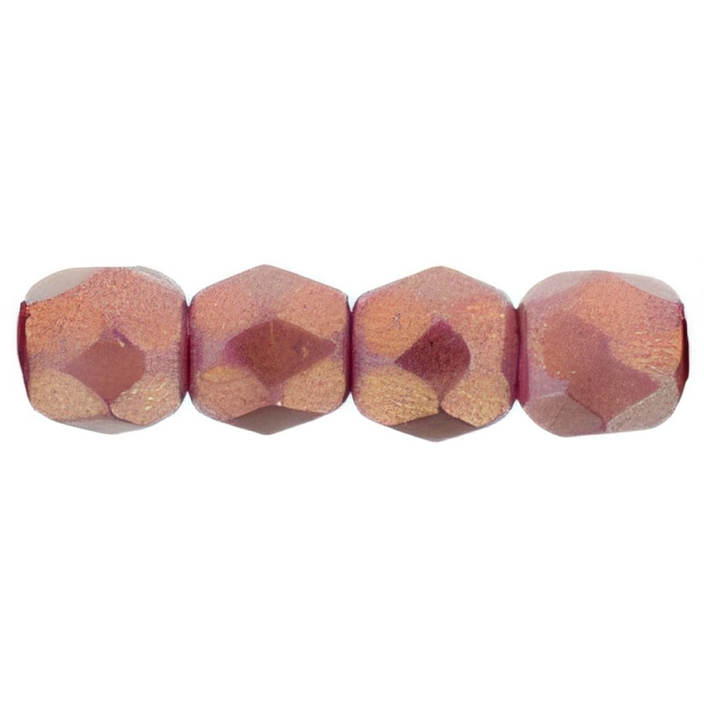 Czech Fire-Polish 3mm Halo Ethereal - Cherub (50pcs)