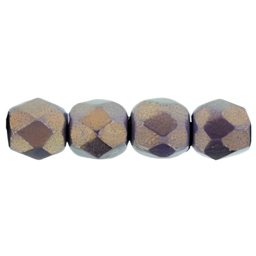 Czech Fire-Polish 3mm Halo Ethereal - Regal (50pcs)