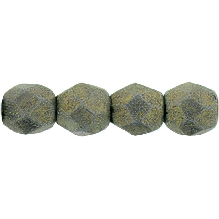 Czech Fire-Polish 3mm Pacifica - Poppy Seed (50pcs)
