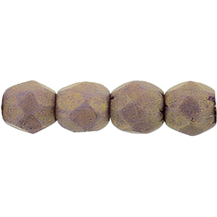 Czech Fire-Polish 3mm Pacifica - Fig (50pcs)