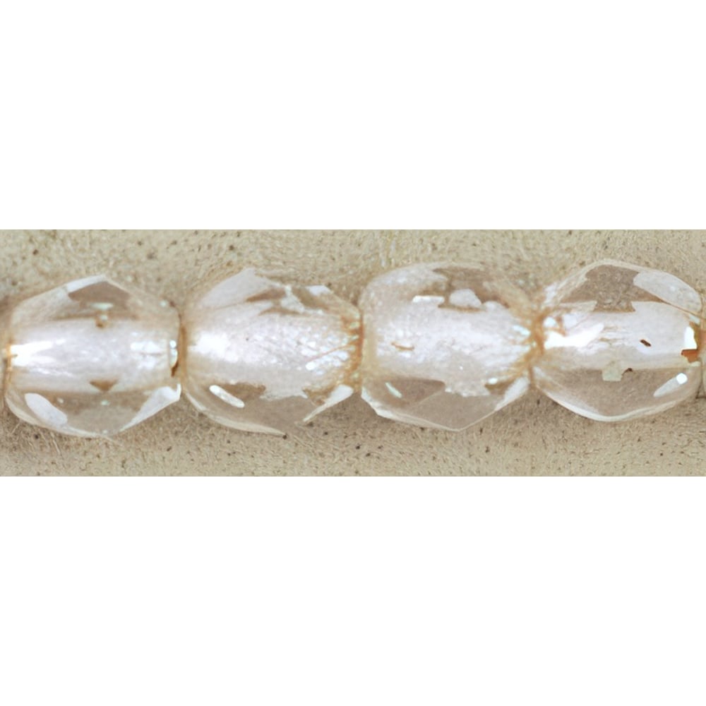 Czech Fire-Polish 3mm Crystal - Silver-Lined (50pcs)
