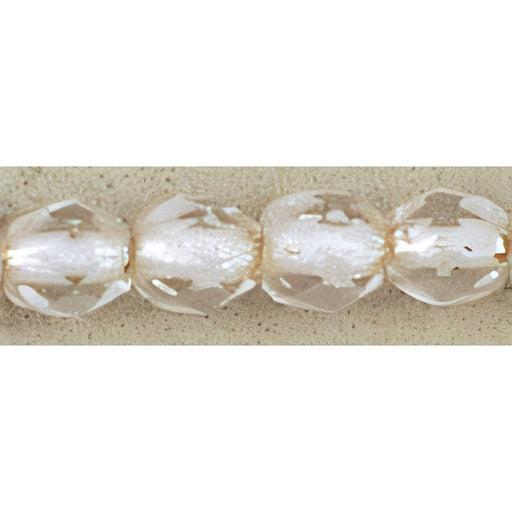 Czech Fire-Polish 3mm Crystal - Silver-Lined (50pcs)