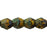 Czech Fire-Polish 3mm Sunflower Yellow - Picasso (50pcs)