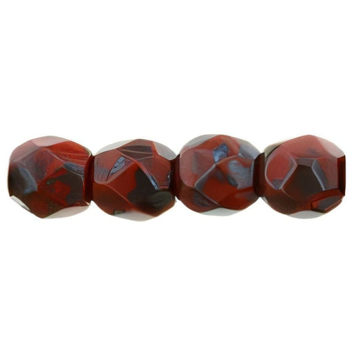 Czech Fire-Polish 3mm Opaque Red - Picasso (50pcs)