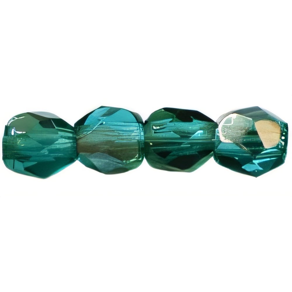 Czech Fire-Polish 3mm Viridian - Celsian (50pcs)