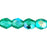 Czech Fire-Polish 3mm Emerald AB (50pcs)