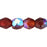Czech Fire-Polish 3mm Ruby AB (50pcs)