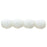 Czech Fire-Polish 4mm Opaque White (50pcs)
