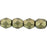 Czech Fire-Polish 4mm ColorTrends: Saturated Metallic Golden Lime (50pcs)